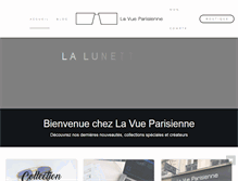 Tablet Screenshot of lavueparisienne.com